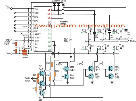 3 Phase 2 Speed Motor Control Circuit Diagram