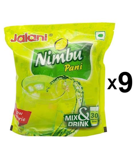 Jalani Nimbu Pani 150g Pouch Instant Drink Mix 1350 G Pack Of 9 Buy Jalani Nimbu Pani 150g