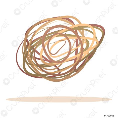 Tumbleweed Grass Icon Cartoon Vector Desert Bush Stock Vector 4702963