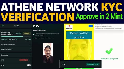 Athene Network Kyc Verification Full Tutorial In Just Mint Athene