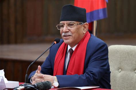 Prime Minister Dahal Vows To Wipe Out Corruption Click Nepal