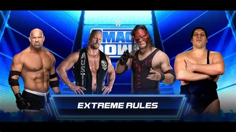 WWE 2K22 FATAL 4 WAY EXTREME RULES GOLDBERG VS STEVE AUSTIN VS