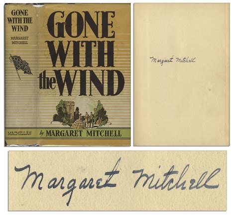 Lot Detail Margaret Mitchell Signed First Edition Of Her Novel Gone