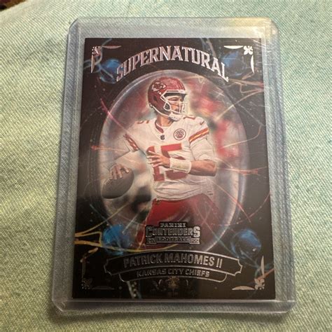 Patrick Mahomes II 2022 Panini Contenders Supernatural SN PMA EBay