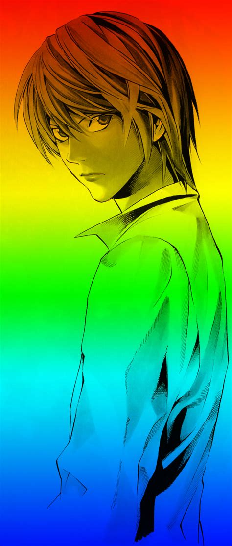 Rainbow Light Yagami 3 By Sserenitytheotaku On Deviantart