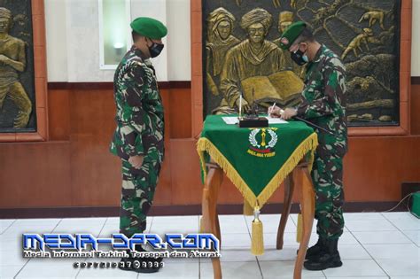 Danrem 064 MY Pimpin Acara Tradisi Penerimaan Dan Pelepasan Jabatan