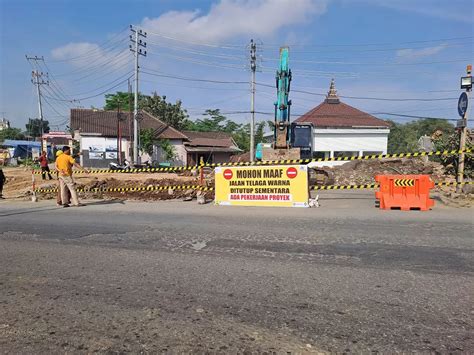 Selama Pengerjaan Proyek Fly Over Dan Semi Underpass Canguk Jalan