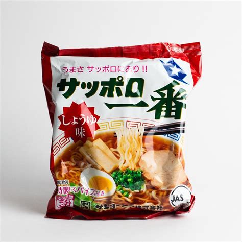 Sapporo Ichiban Soy Sauce Ramen Noodle 92g Single Pack Items Waso