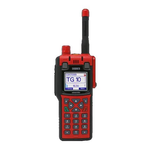 Sepura Stp8x000 Série Terminal Radio Portable Atex