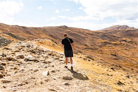 Hiking Rocky Mountains Royalty-Free Stock Photo