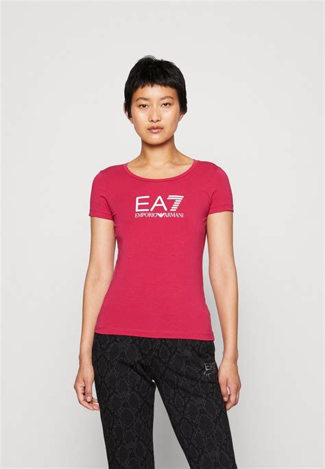 Ea7 Emporio Armani T Shirts Med Print Cheeries Jubleewhiterød