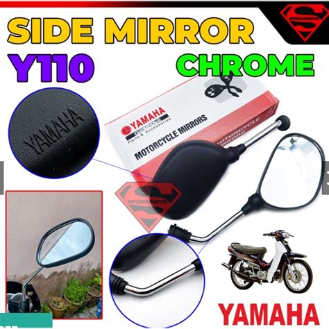 SIDE MIRROR BATANG CHROME YAMAHA CUTTING Y110 Y15 LC135 LAGENDA 115 FI