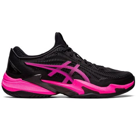 Asics Court Ff 3 Mens Tennis Shoe Black Hot Pink Tennis Point