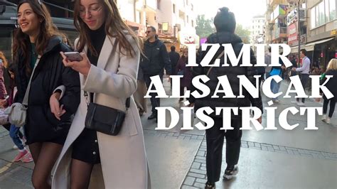 IZMİR TURKEY 2023 ALSANCAK DİSTRİCT 1 JANUARY WALKING TOUR 4K UHD