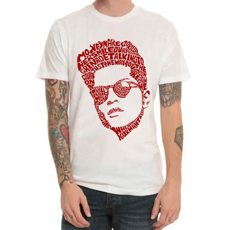 Bruno Mars Rock T Shirt White Wishiny