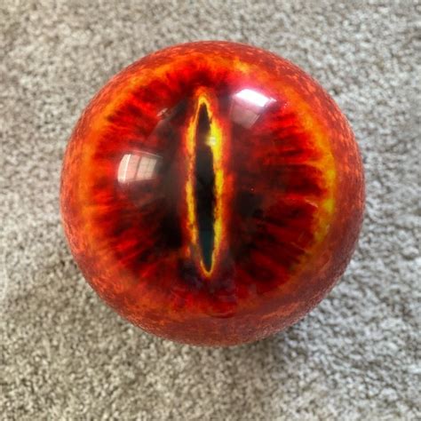 SO STOKED for my new ball! The Eye of Sauron will hopefully intimidate ...