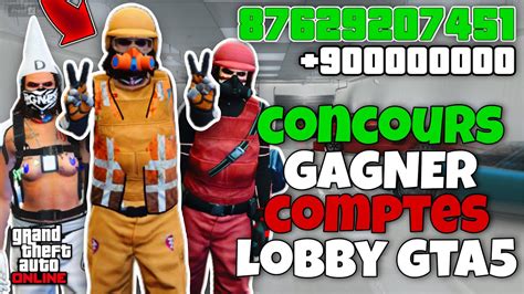 Disponible Gagne Ton Compte Lobby Gta Online Youtube