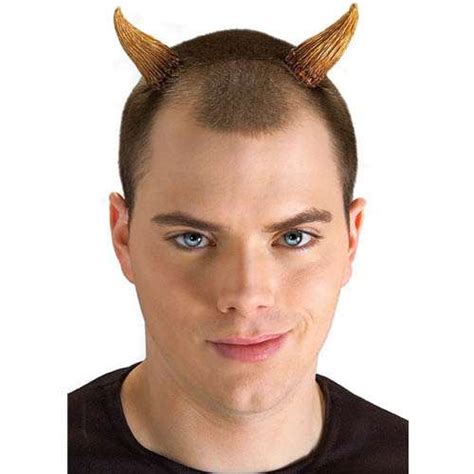 Demon Horns With Clear String Bartzs Party Stores