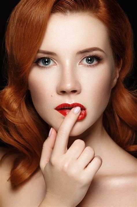 Portrait Of Sexual Girl With A Naked Breast Stock Image Image Of Adult Beauty