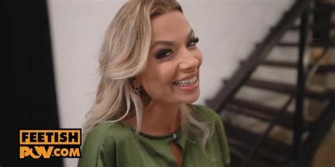 Pov Busty Blonde Shalina Devine Admits Her Foot Fetish Tnaflix