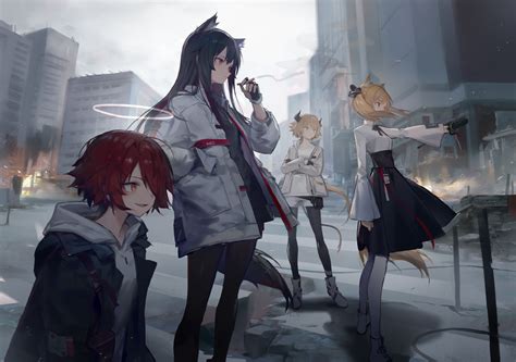 少女 明日方舟 陈 陈sir 企鹅物流 龙 堆糖，美图壁纸兴趣社区