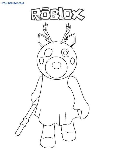 Dibujos Para Colorear Piggy Roblox Para Imprimir Gratis