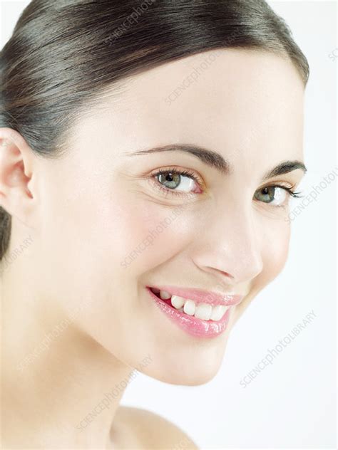 Happy Woman Stock Image F001 2242 Science Photo Library