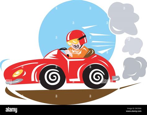 Race Car Driver Stock Vector Image & Art - Alamy