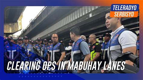 MMDA Steps Up Clearing Ops In Mabuhay Lanes Ahead Of Holidays