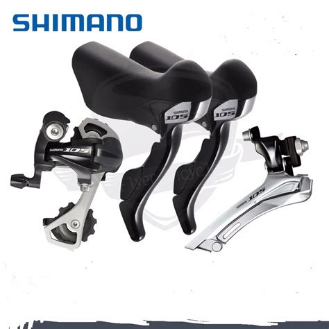 Shimano 105 5700 2x10 Speed Road Bike Bicycle Mini Groupset Kit 5700 Front Rear Derailleur Sti