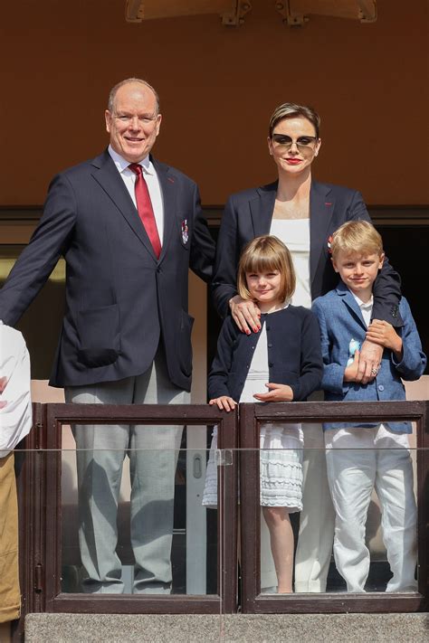 The Prince And Princess Monaco Receive La Roca Team Royal Portraits