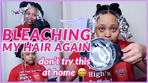 Bleaching My Hairagain Peekaboo Color Ayana Mertina Youtube