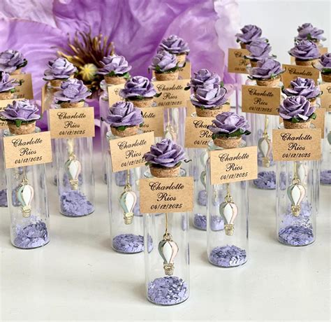 Custom Baby Shower Favors Baptism Favors Hot Air Balloon Charm Favors Personalized Party