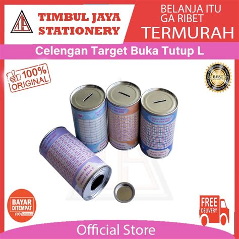 Jual Celengan Target Celengan Viral Tabungan Challenge Celengan Tabung