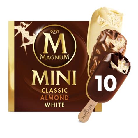 Glace Mini B Tonnet Assortiment Classic Amande Chocolat Blanc Magnum