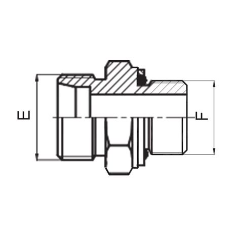 Wholesale BSP Thread Stud Ends With O Ring Efficient Sealing