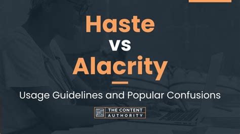 Haste Vs Alacrity Usage Guidelines And Popular Confusions