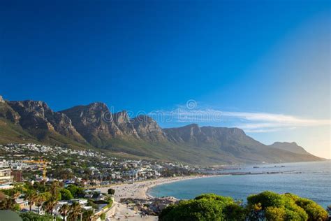 View of the Cape Town Beaches Stock Photo - Image of summer, landscape ...