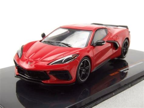 Ixo Models Modellauto Chevrolet Corvette C8 2020 Rot Modellauto 1 43