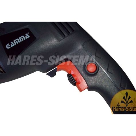 Kit Taladro Gamma HG072K 13mm Percutor Hares Sistema