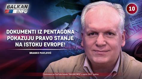 Balkan INFO on Twitter Gost emisije Intervju bio je Branko Pavlović