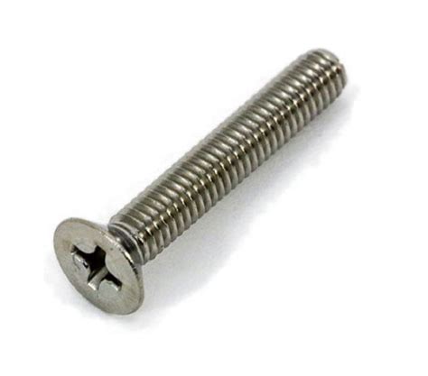 Round Full Thread 304 Stainless Steel Countersunk Screw Material Grade