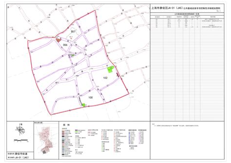 上海市静安区单元规划图2035文档之家