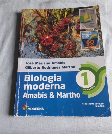 Livro Biologia Moderna Amabis E Martho M Vel P Casa Moderna Usado