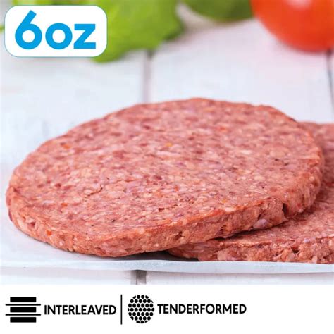 Handmade Style Gourmet Burger 6oz 30 X 170g My Africa Caribbean