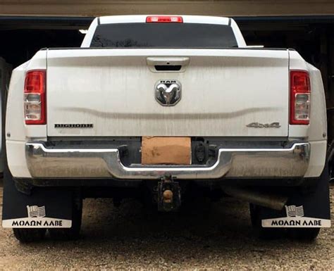 Dodge Dually Custom Mud Flaps - North West Steel Crafters