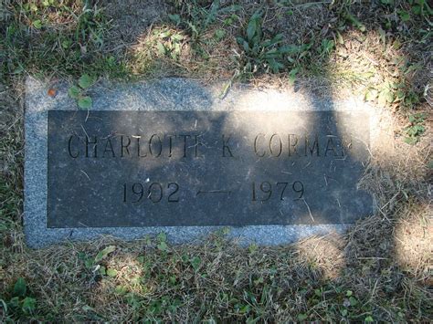 Charlotte Katherine Maus Corman Find A Grave Memorial