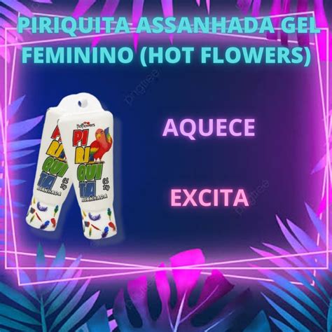 Gel Feminino Piriquita Assanhada Ml Hot Flowers Shopee Brasil