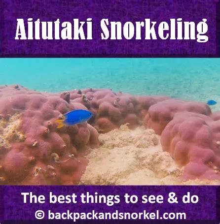 Backpack And Snorkel Travel Guide For Aitutaki In The Cook Islands