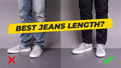 How Long Should Mens Jeans Be The Proper Length For Your Jeans